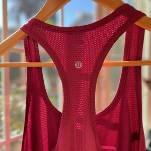 Lululemon ‘Swiftly Tech’ Racerback Tank: Deep Plum Size 10